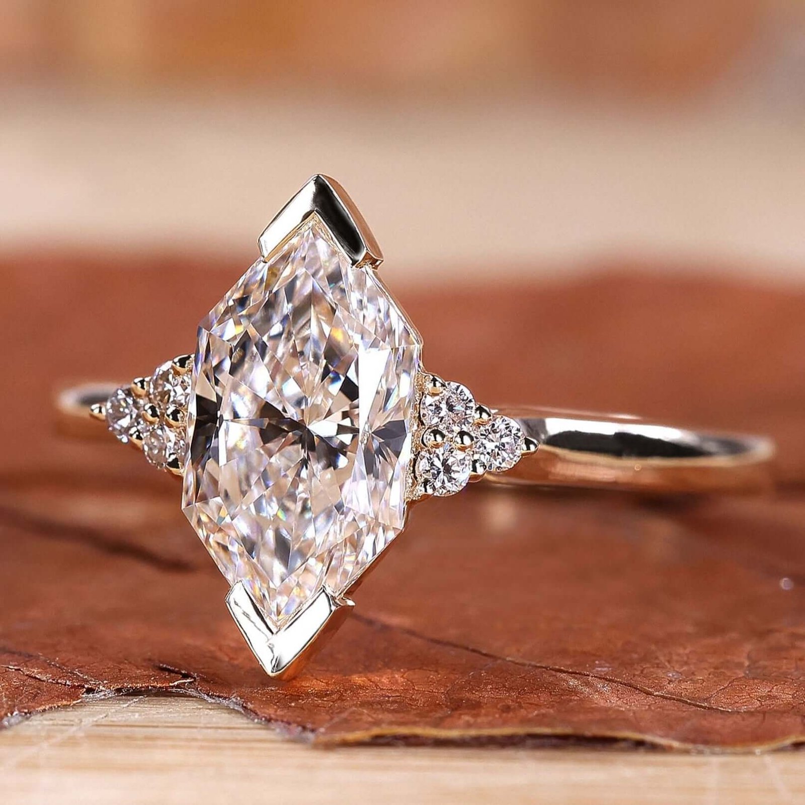 marquise cut diamond ring