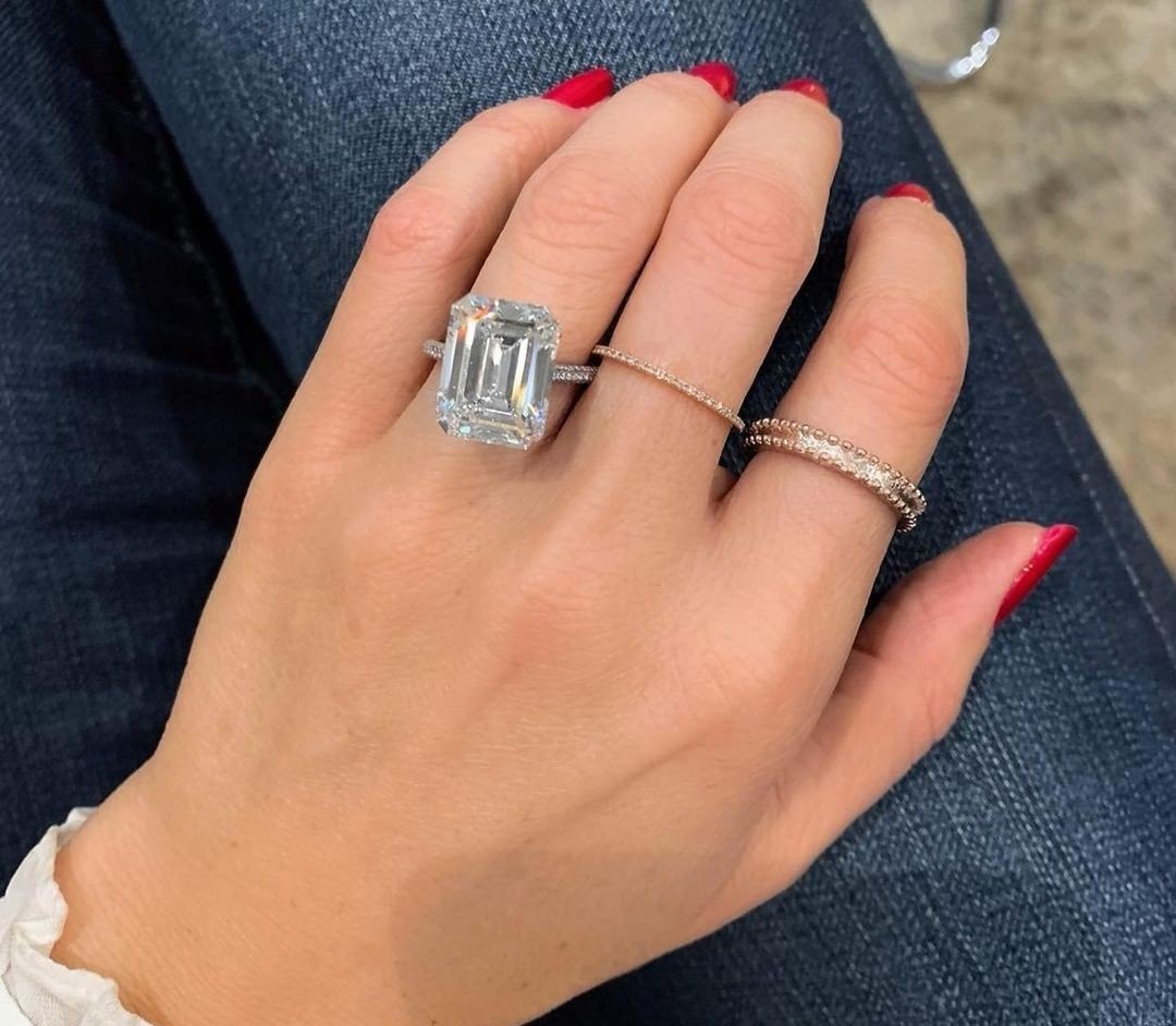 emerald diamond engagement rings