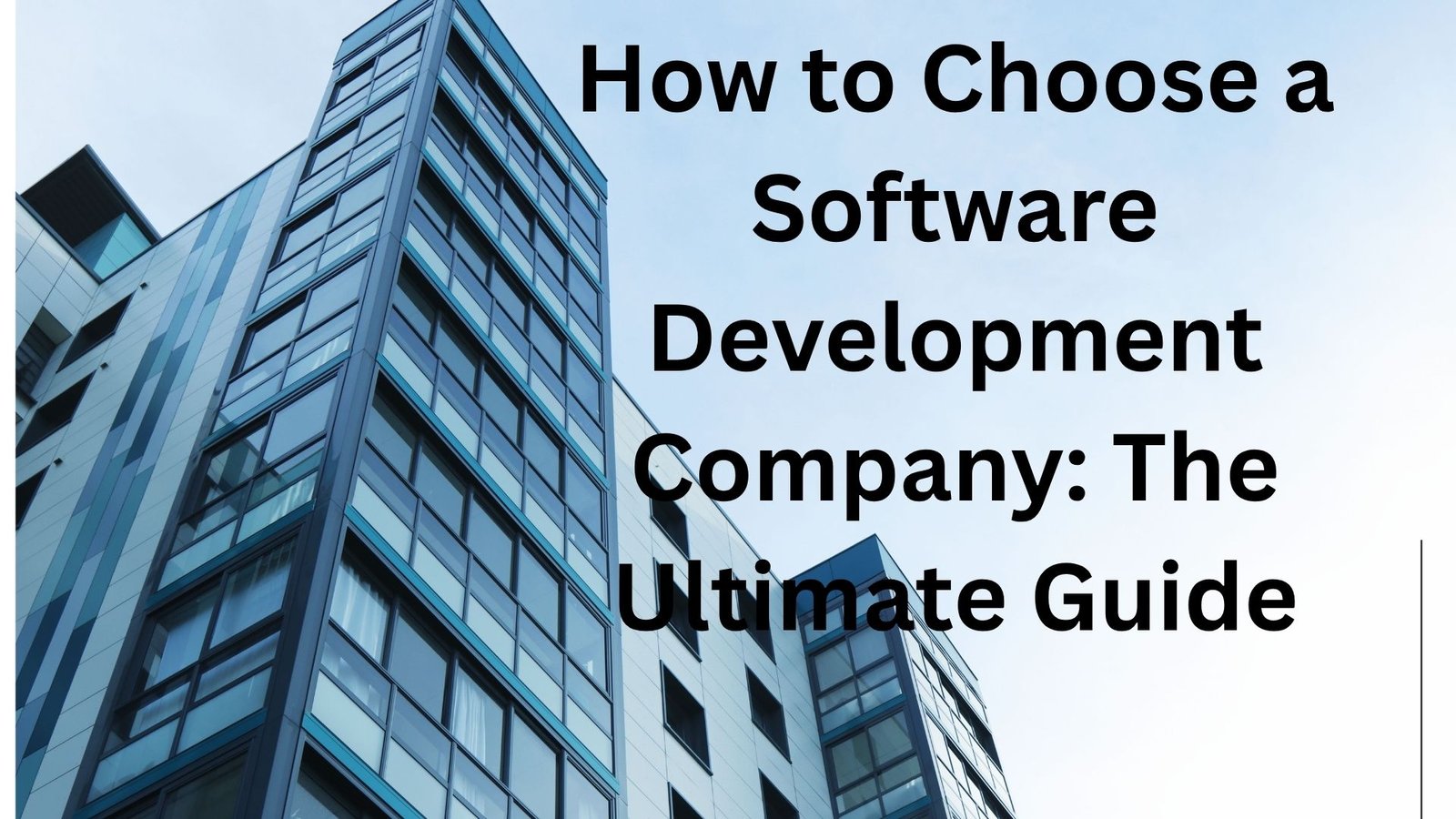 How to Choose a Software Development Company: The Ultimate Guide
