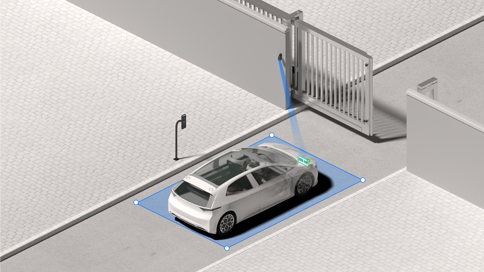 Gate Access With License Plate/Gate Access With License Plate LPR