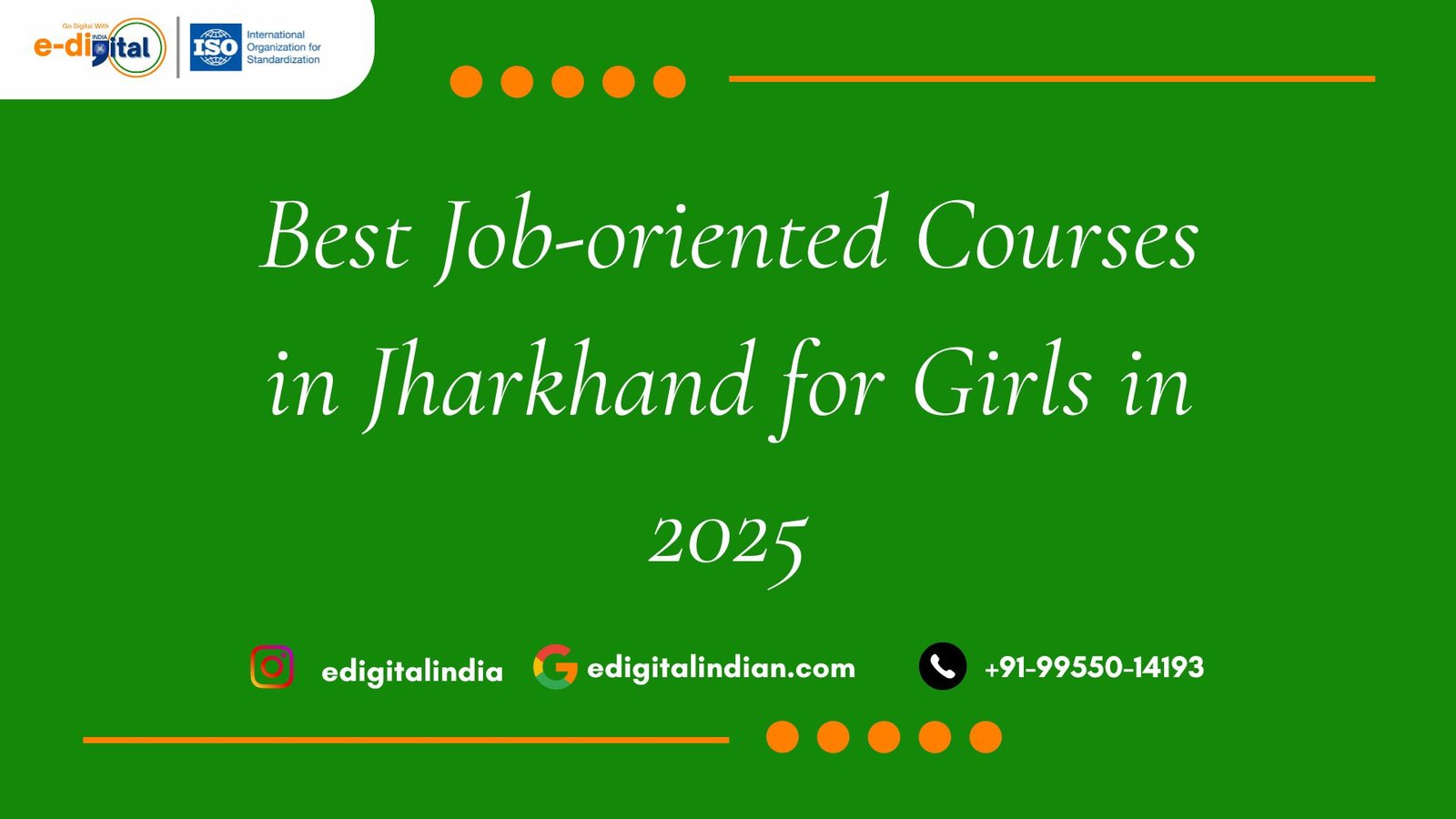 Best Job-oriented Courses in Jharkhand for Girls in 2025