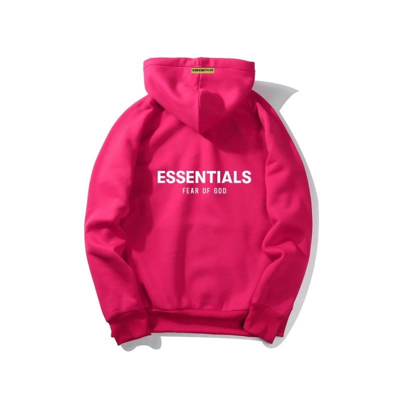 Pink Essentials Hoodie – The Perfect Blend of Minimalism and Modern Streetwear