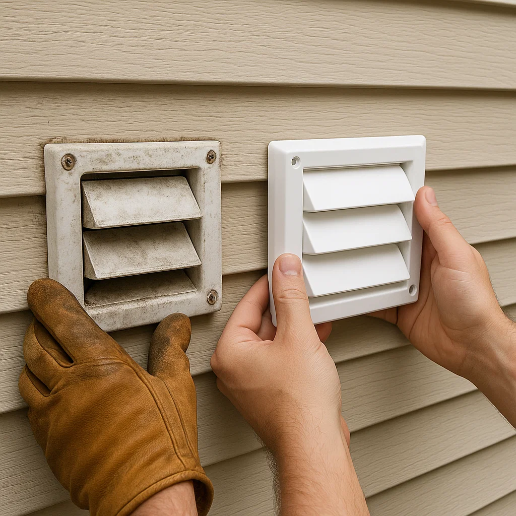 Dryer Vent Cover Replacement