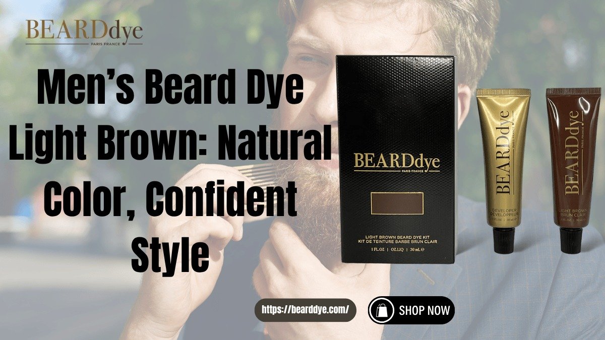 Men’s Beard Dye Light Brown