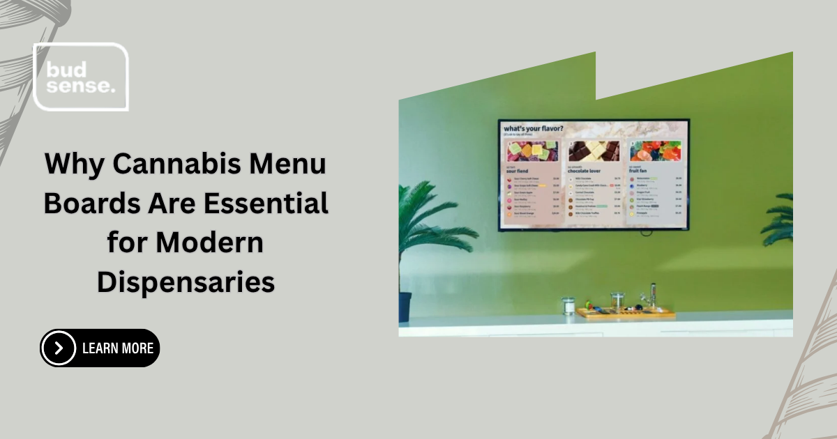 cannabis menu boards