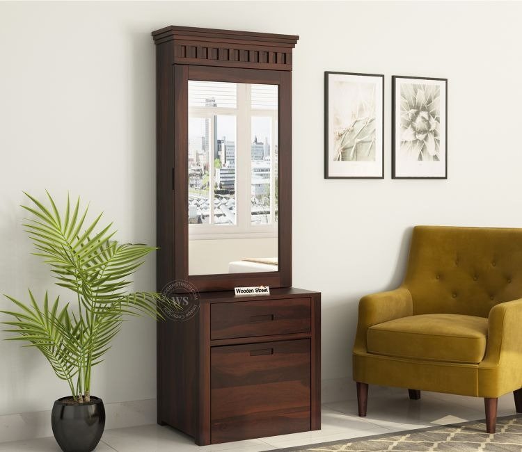 dressing table with mirror