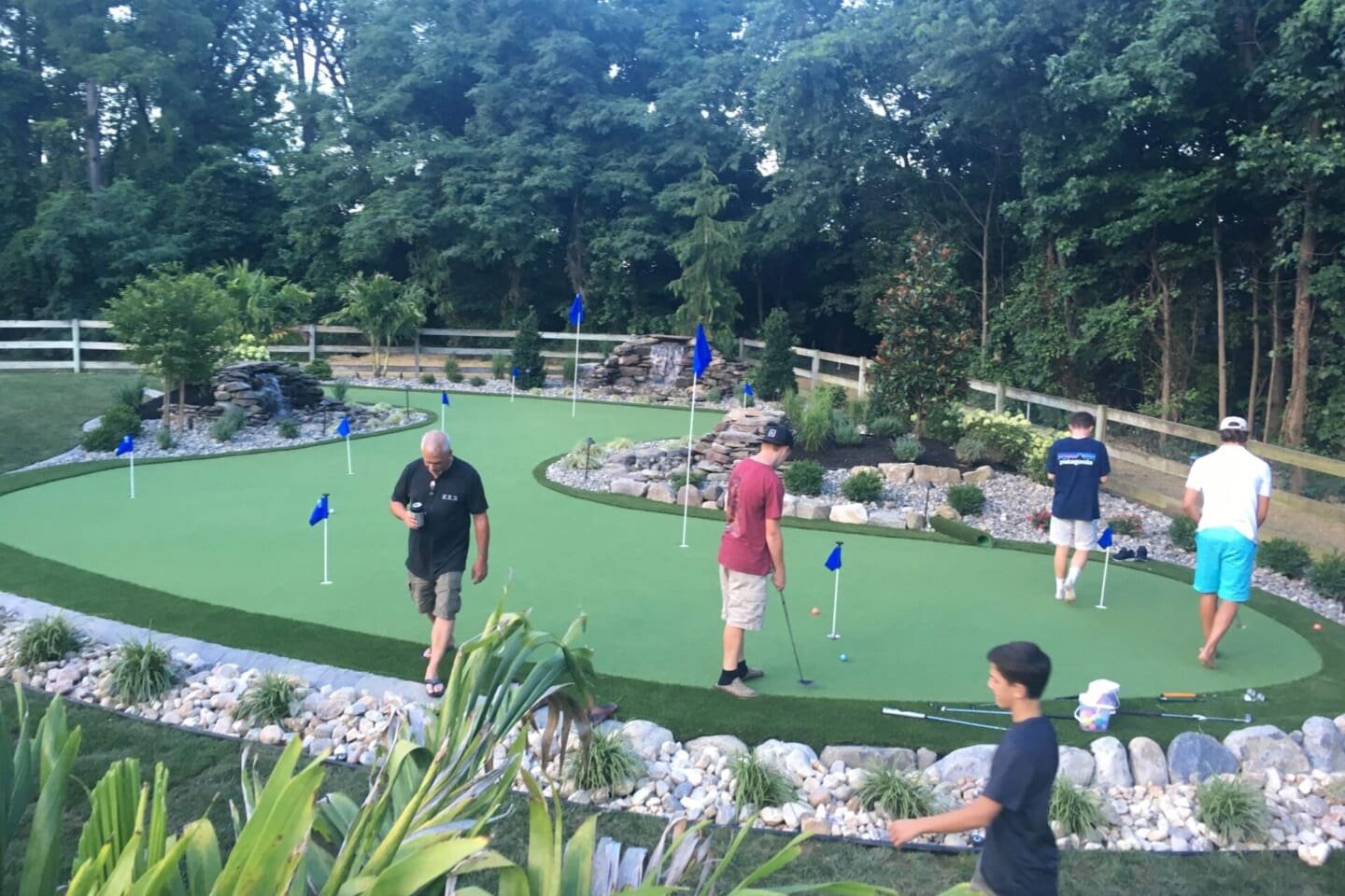 Transforming Your Backyard into a NJ Putting Green Oasis with Green Life Designs.