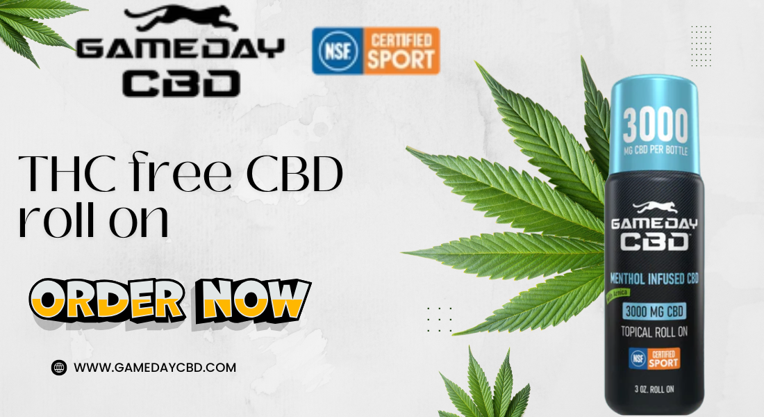 THC free CBD roll on